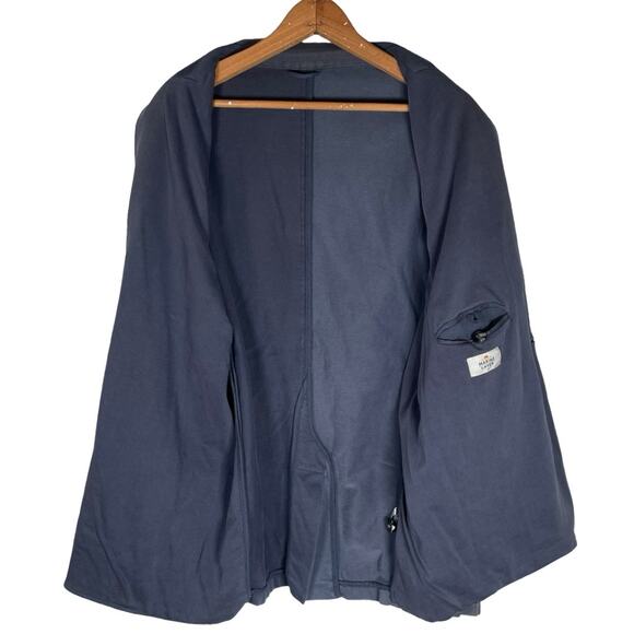 Marine Layer Gray Soft Cotton Blazer Jacket     Size: 40 - Picture 3 of 4